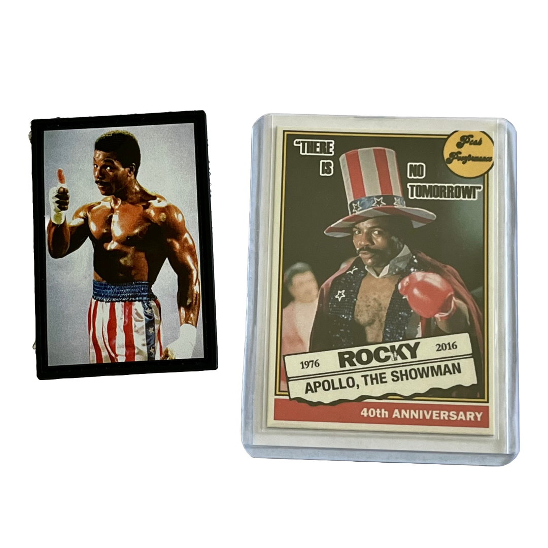 Apollo Creed Patch & Trading Card