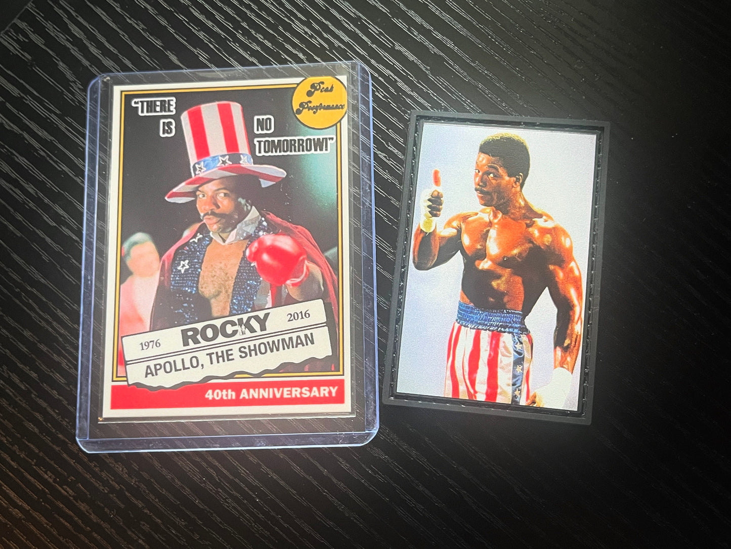 Apollo Creed Patch & Trading Card