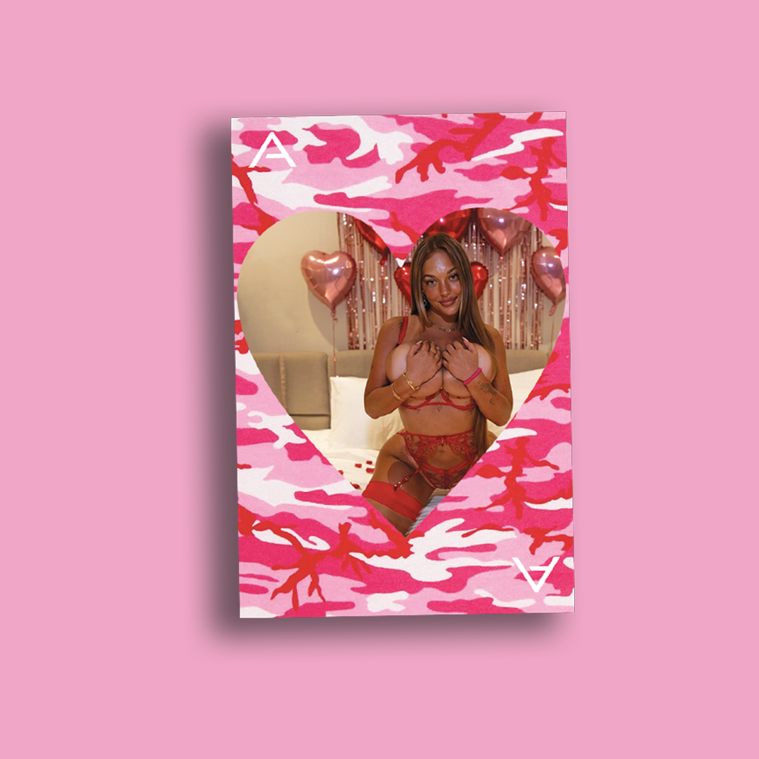 Ace Of Hearts - Laser Cut Patch