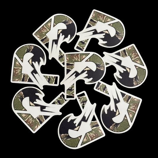 “P” Logo Jungle Tiger camo slap